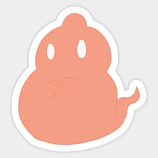 Chubby Ghost Sticker